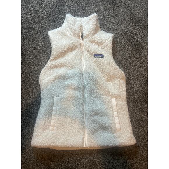 Patagonia Women's Los GatosFleece Vest in Burch white size S - Picture 1 of 4